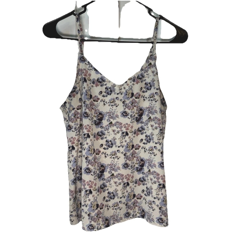 Hayden Los Angeles Women's Floral Cami Tank Top Size M Adjustable Straps